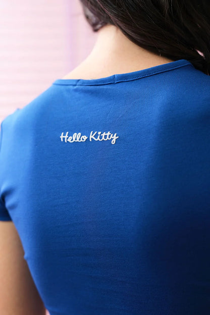 BONKERS // HELLO KITTY Baby Tee (Embroided)
