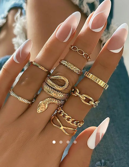 Animal Ring Set 016 // Gold