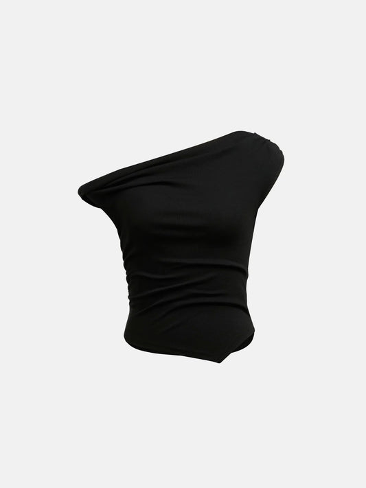 Asymmetrical Top // Black