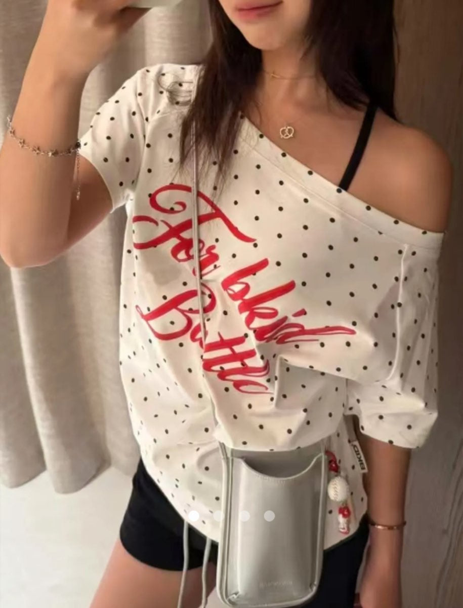 Bow Pullover T-Shirt 001 // White