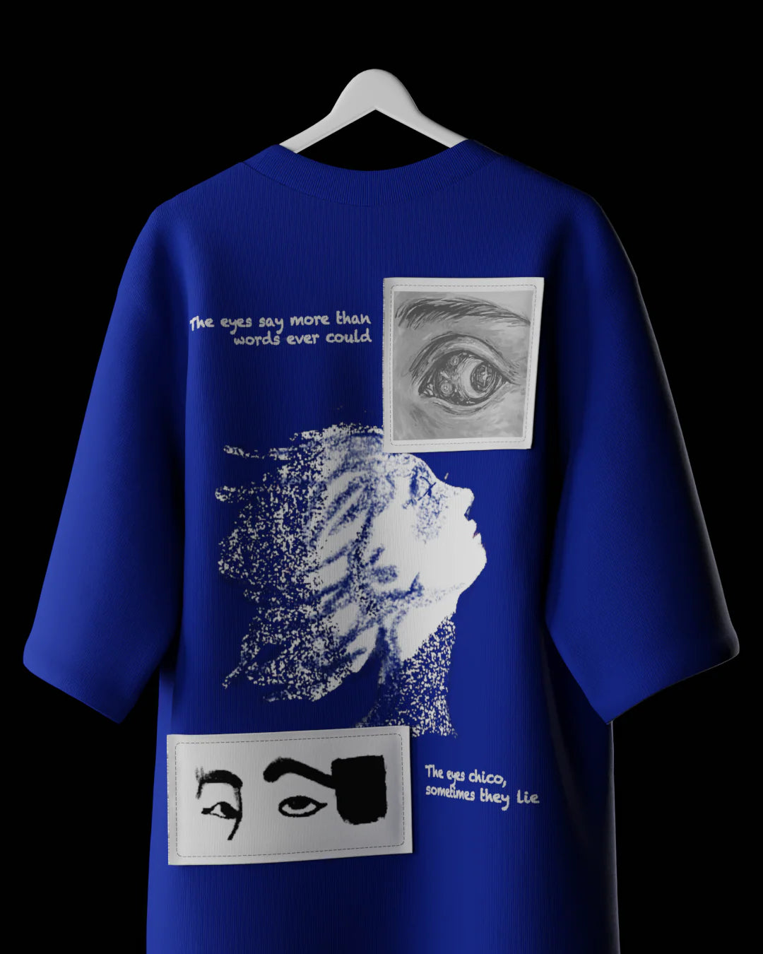 Deceiver Oversized T-Shirt // Blue