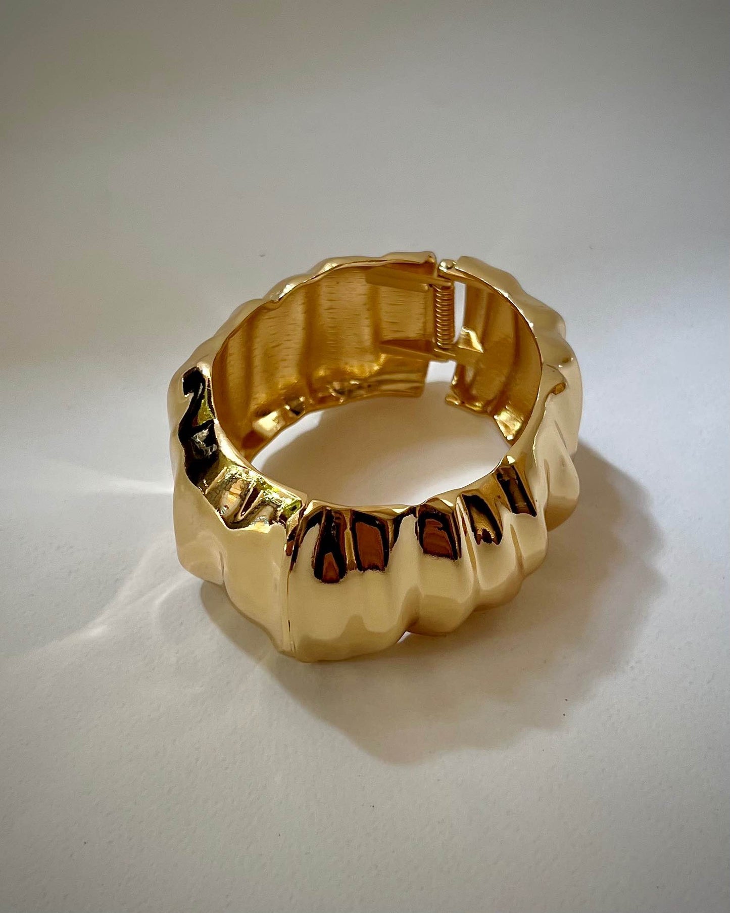 Chunky Bangle (Anti Tarnish) 012 // Gold