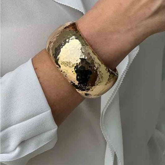 Chunky Bangle (Anti Tarnish) 001 // Gold