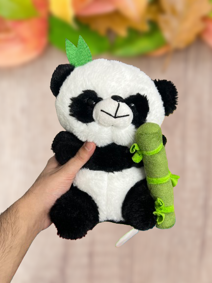 Panda in Bamboo Soft Toy