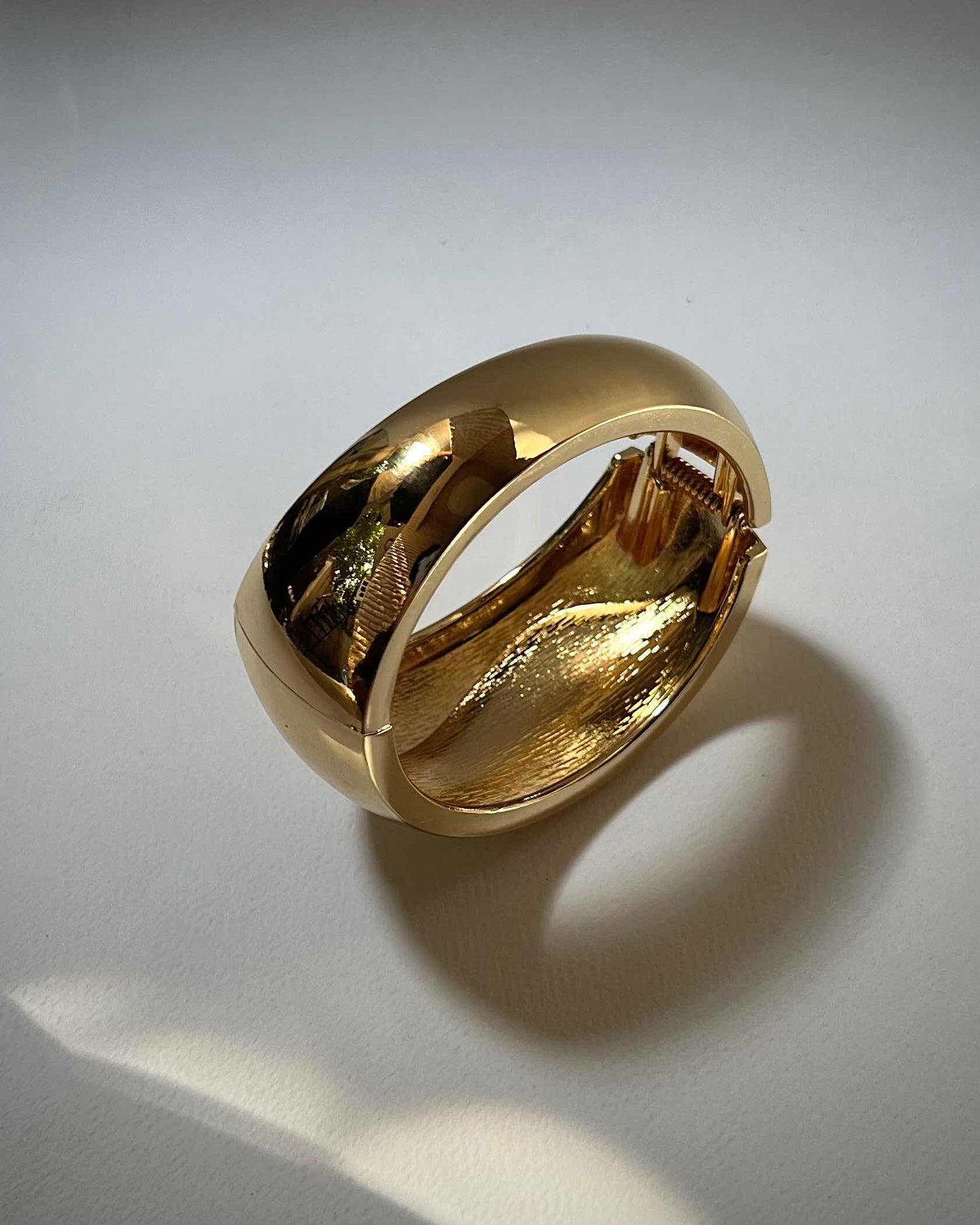 Chunky Bangle (Anti Tarnish) 016 // Gold