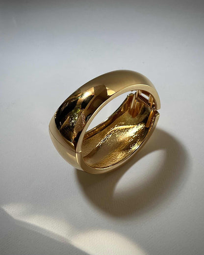 Chunky Bangle (Anti Tarnish) 016 // Gold
