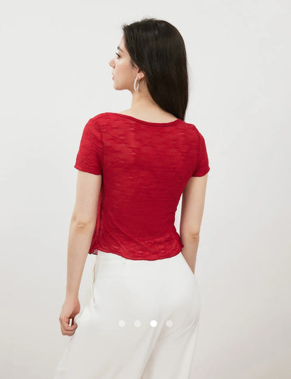 Bow Top // Red