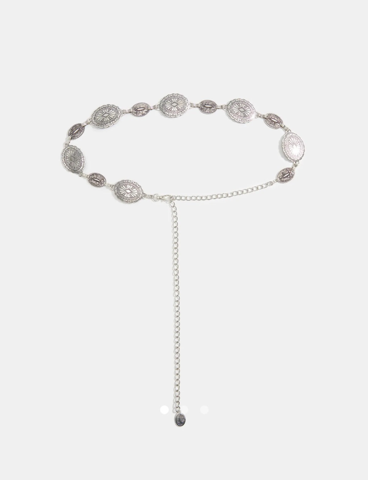 Pinteresty Chain Belt // Silver