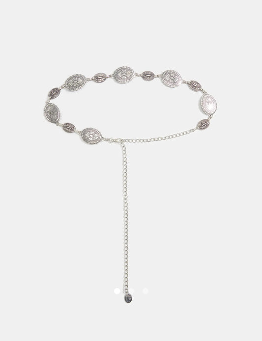 Pinteresty Chain Belt // Silver