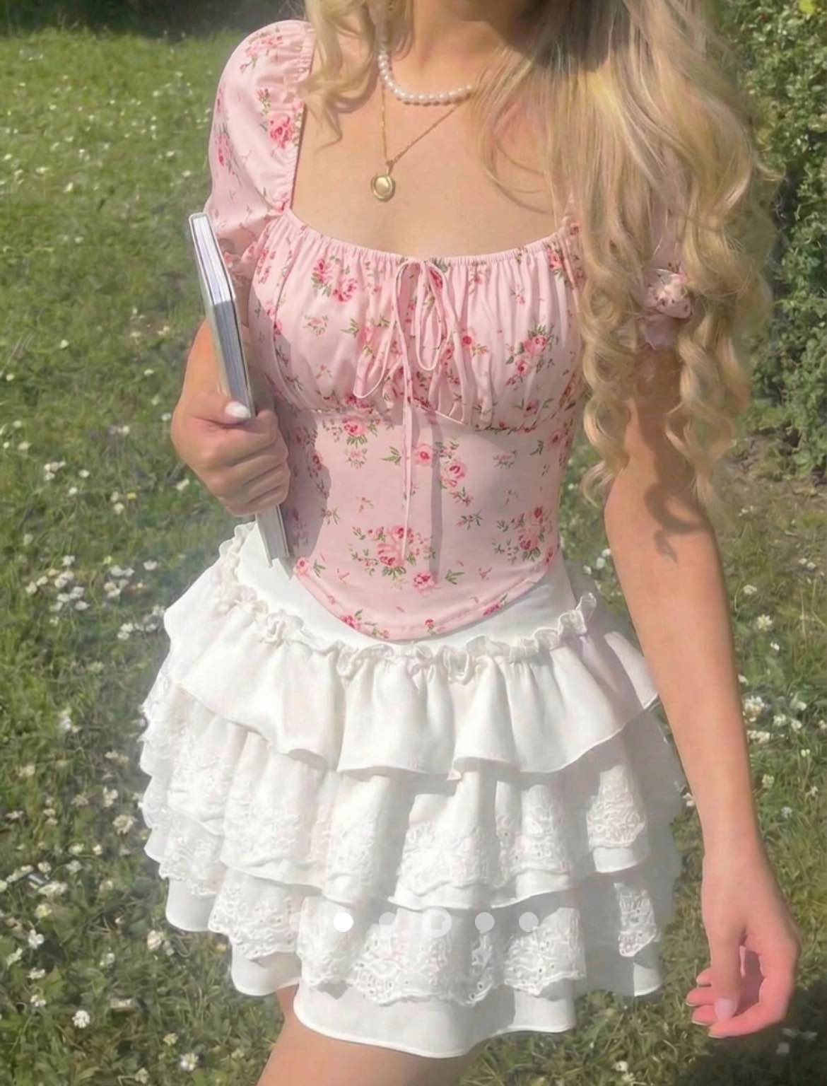 Gathered Top // Light Pink