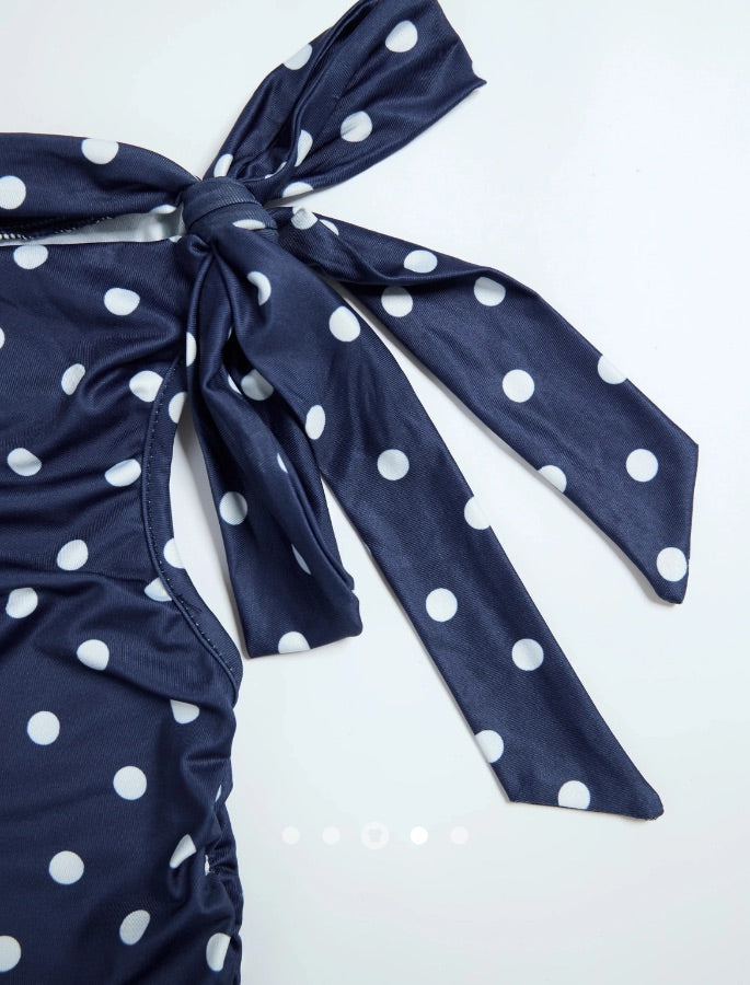 Gathered Tank Top // Navy
