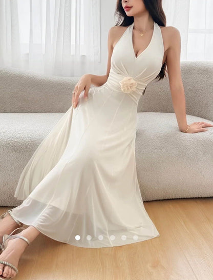 Pinteresty A-Line Dress // Apricot