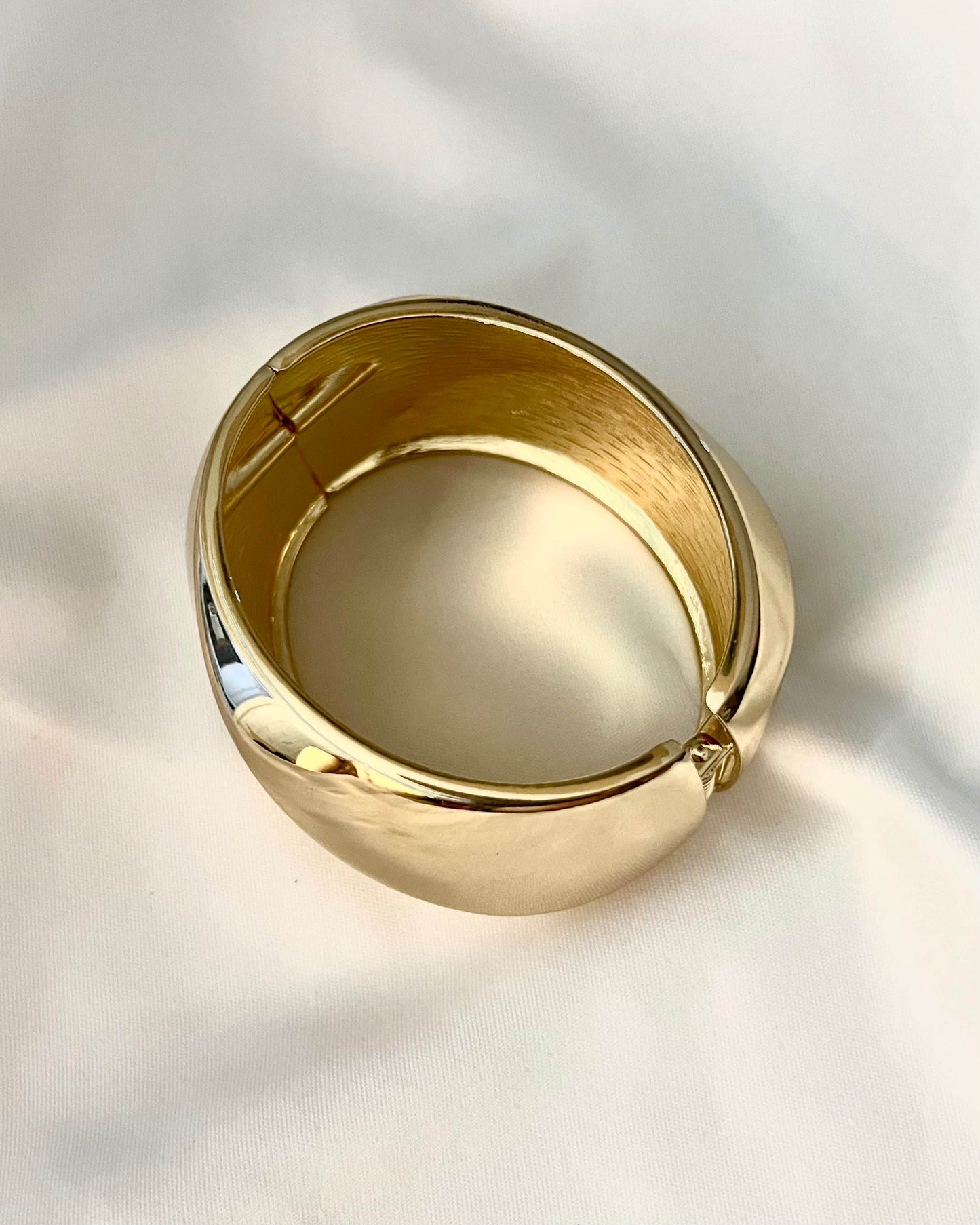Chunky Bangle (Anti Tarnish) 005 // Gold