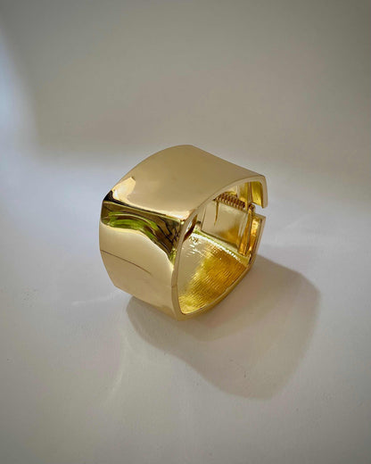 Chunky Bangle (Anti Tarnish) 018 // Gold