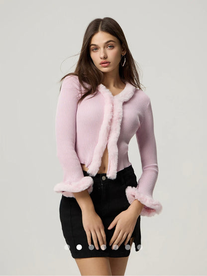 Knit Top // Light Pink