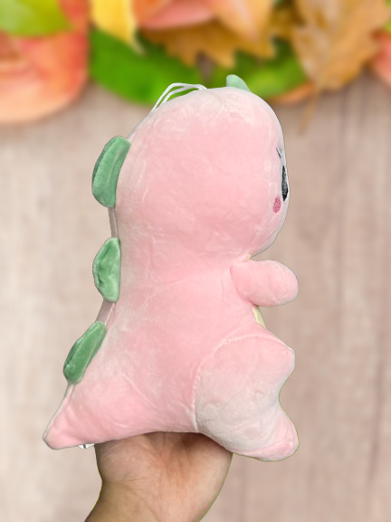 Cute Dino Soft Toy // Baby Pink