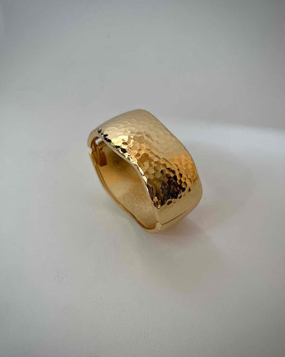Chunky Bangle (Anti Tarnish) 011 // Gold