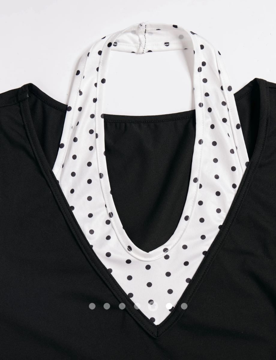 Contrast Top 001 // Black