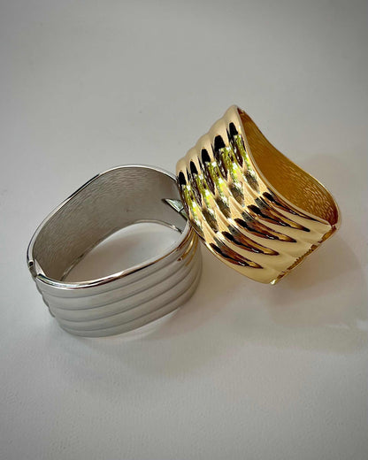 Chunky Bangle (Anti Tarnish) 013 // Gold