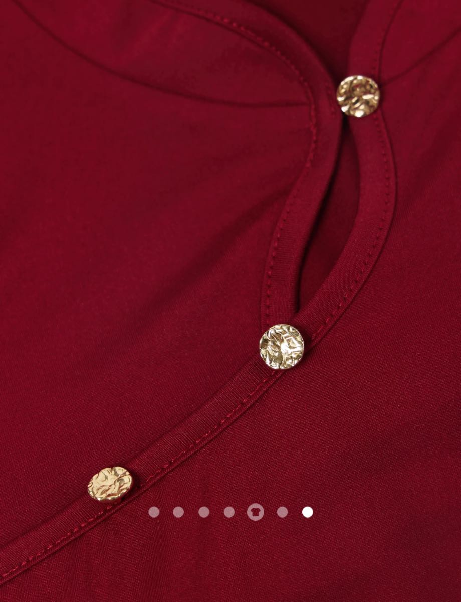 Button Tank Top // Burgundy