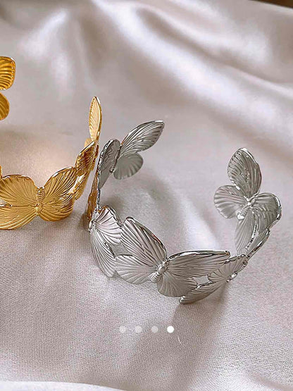 Butterfly Bangle // Gold