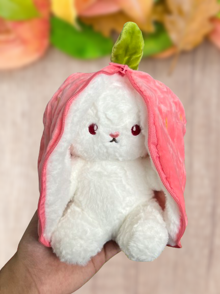 Reversible Bunny Plush Soft Toy