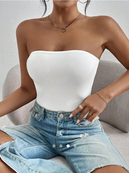 Basic Tube Top // White