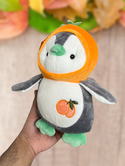 Baby Penguin Soft Toy // Orange