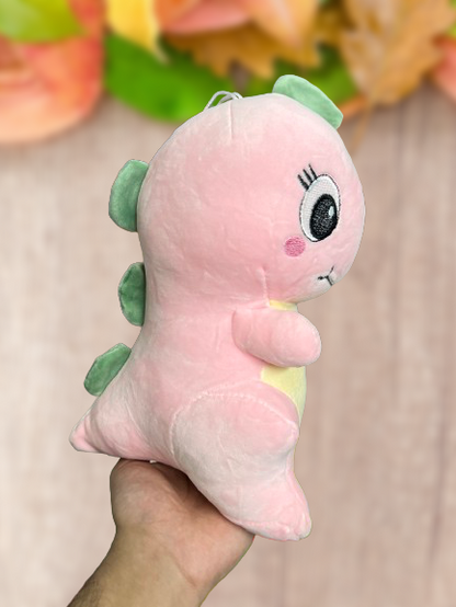 Cute Dino Soft Toy // Baby Pink