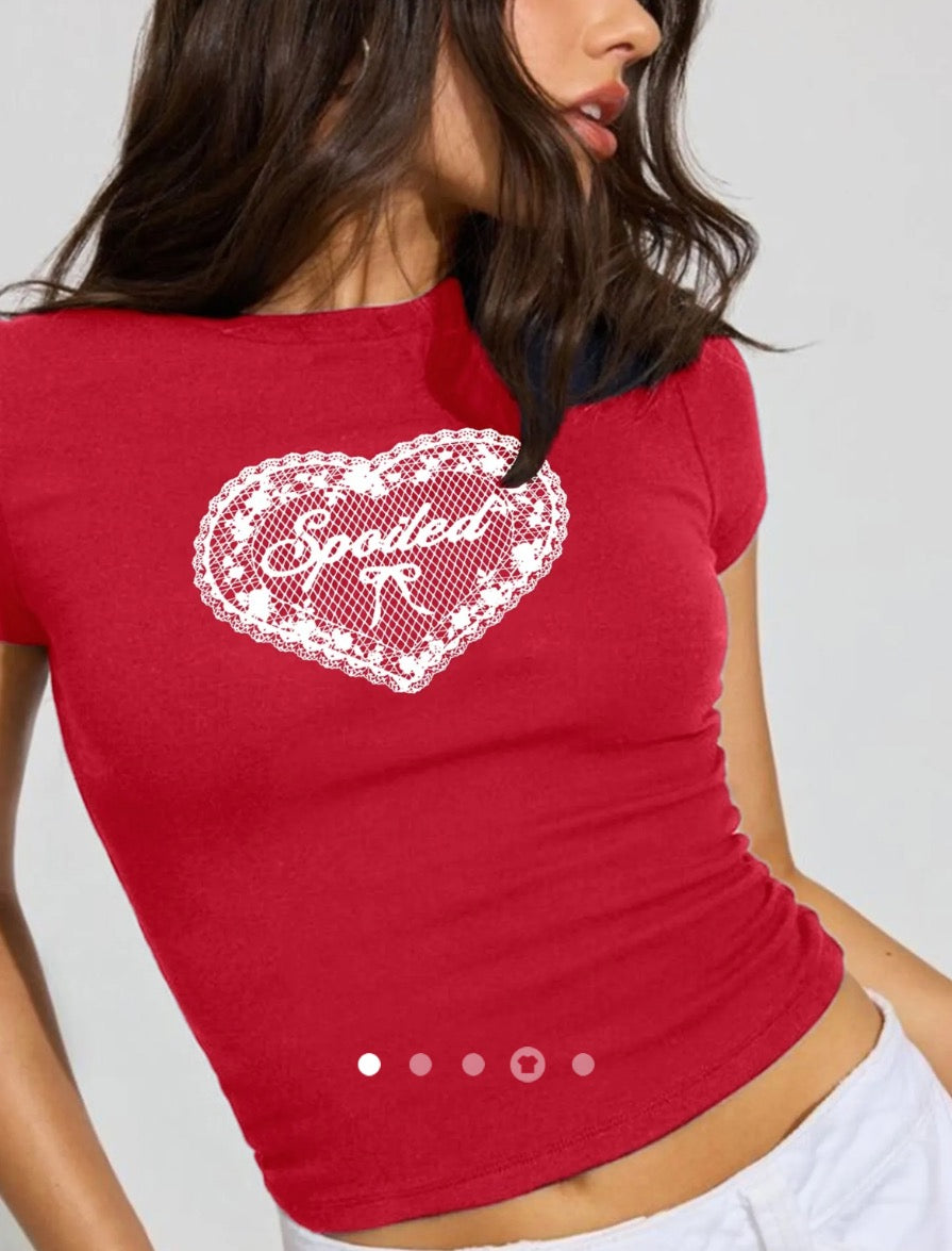 Pullover Tee 002 // Red