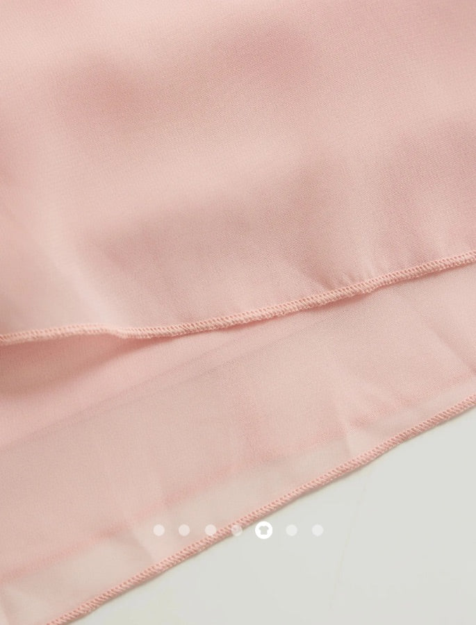 Ruffle Bodycon Dress // Pink