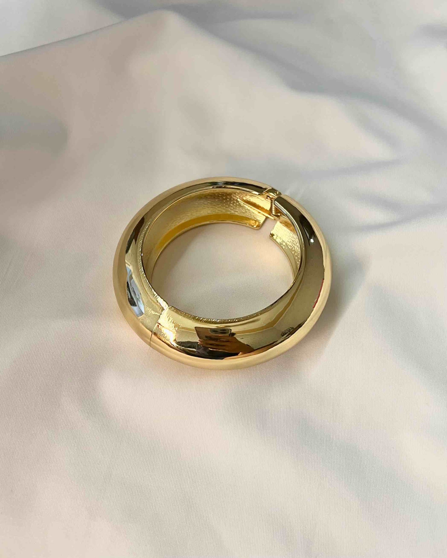 Chunky Bangle (Anti Tarnish) 002 // Gold