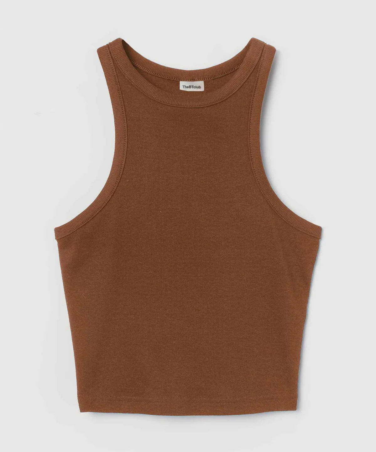 TheBTclub // Ribbed Racerback Top - Brown