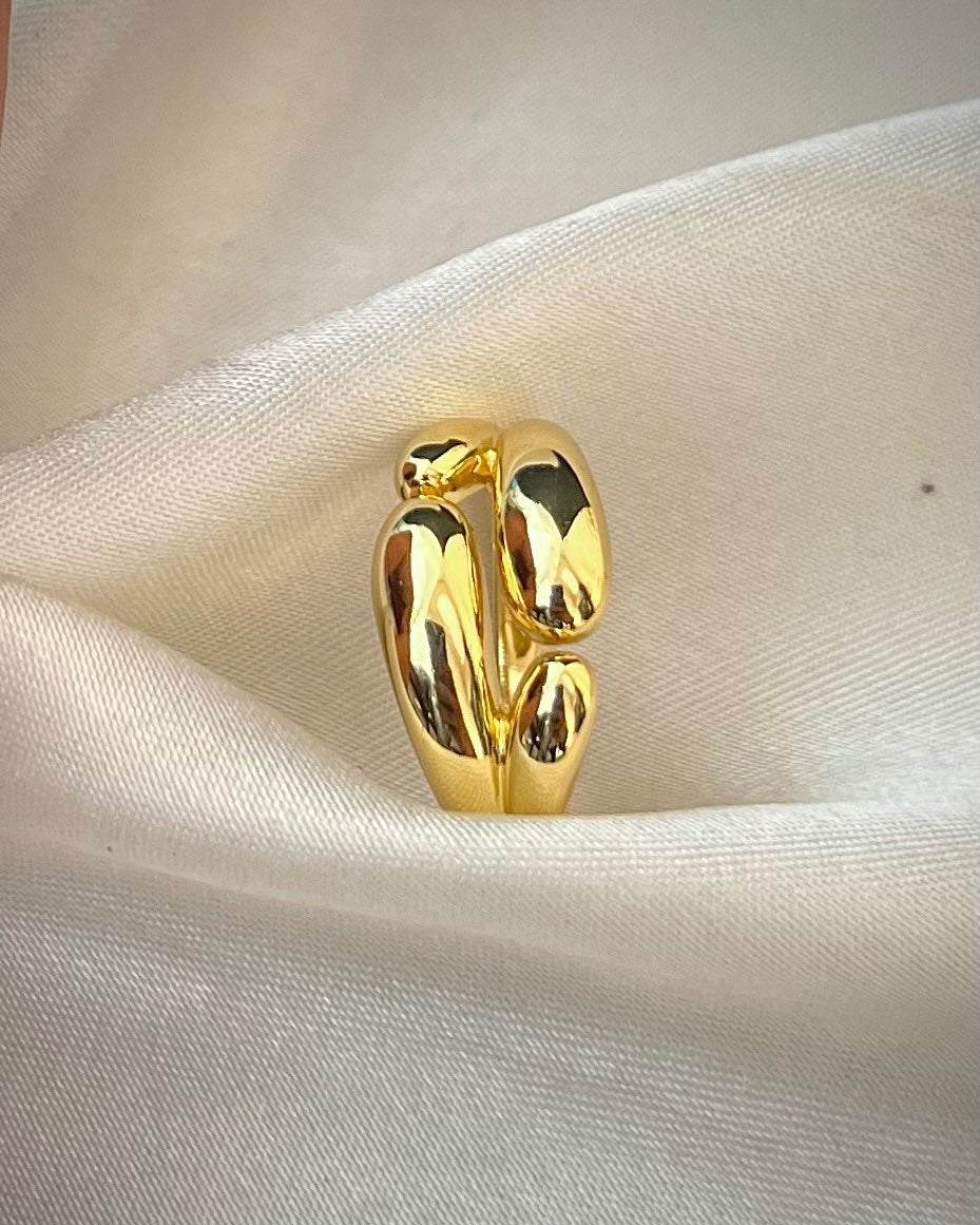 Chunky Ring 007 (Anti-Tarnish) // Gold