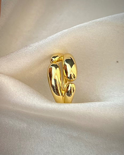 Chunky Ring 007 (Anti-Tarnish) // Gold
