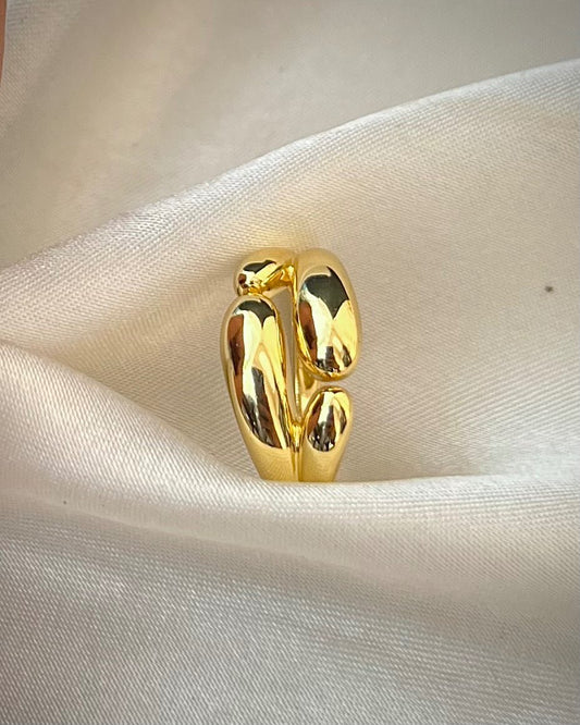 Chunky Ring 007 (Anti-Tarnish) // Gold