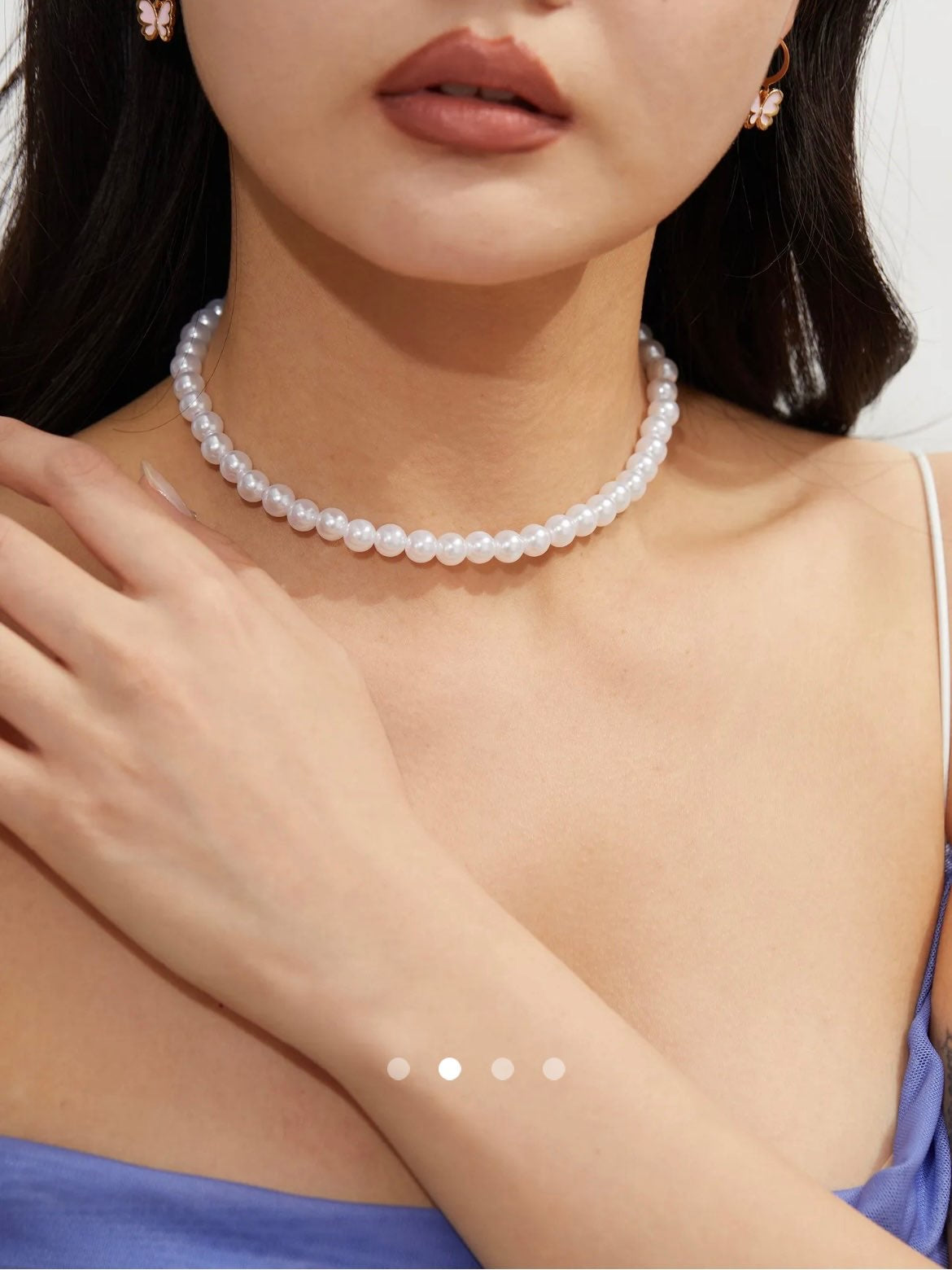 Pearl Necklace // White