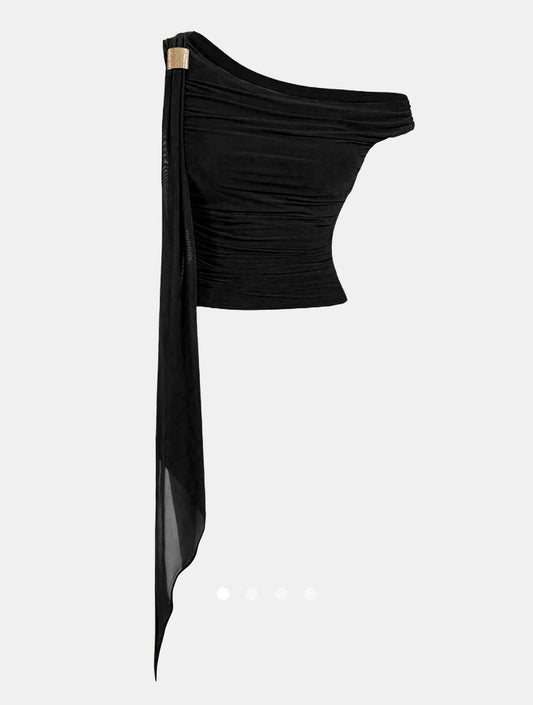 Metal Decor Top // Black