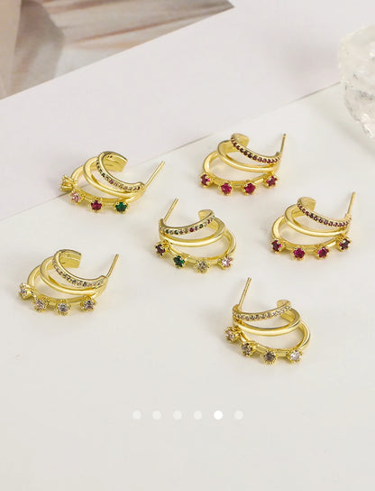 Savana Earrings 044 // Gold