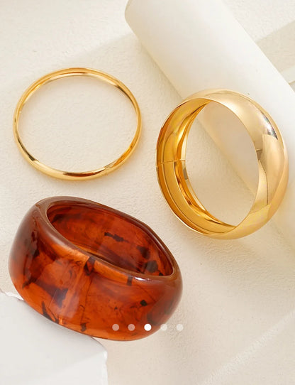 Bracelet Set 008 // Gold