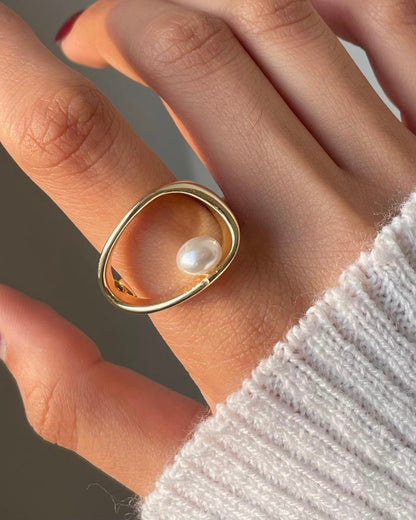 Chunky Ring 013 (Anti-Tarnish) // Gold