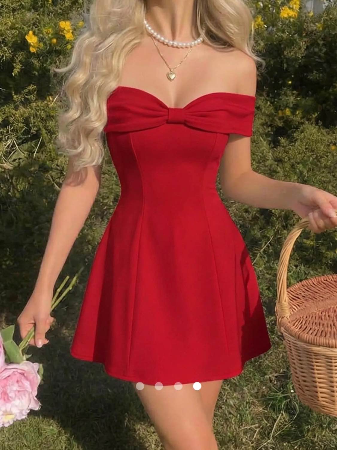 Backless Tube Dress // Red