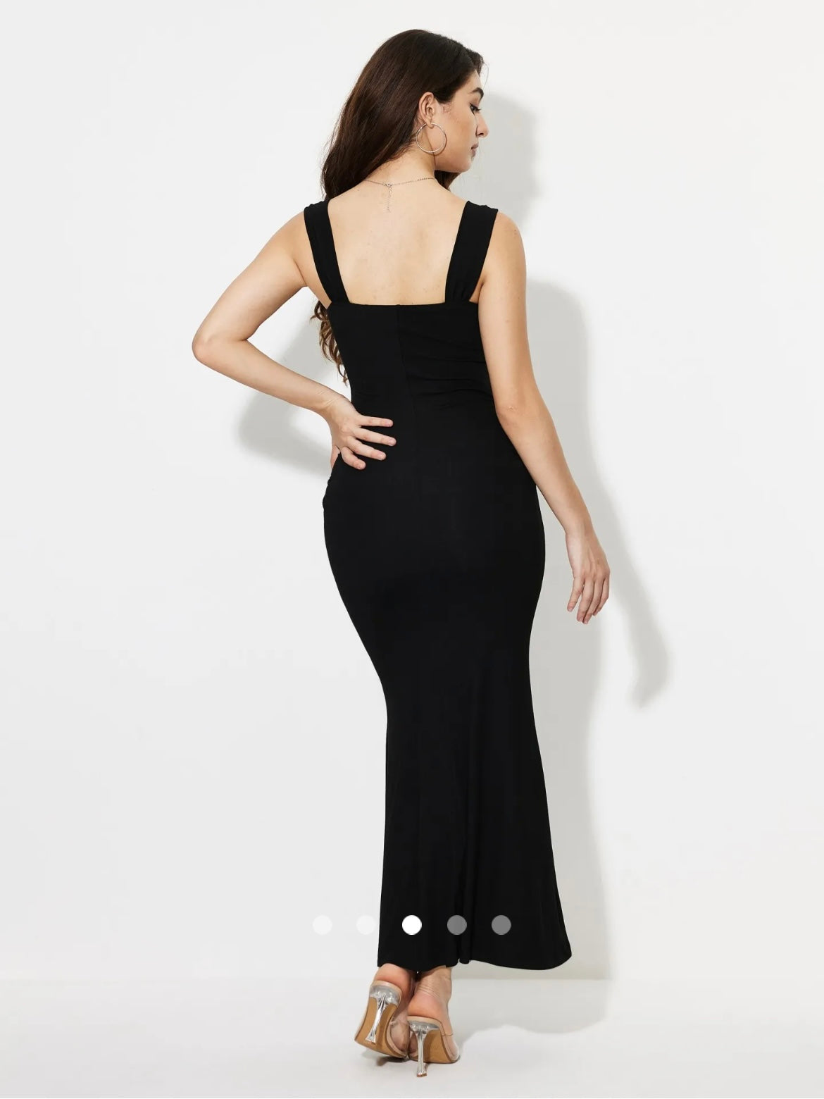 Lace Bodycon Dress // Black