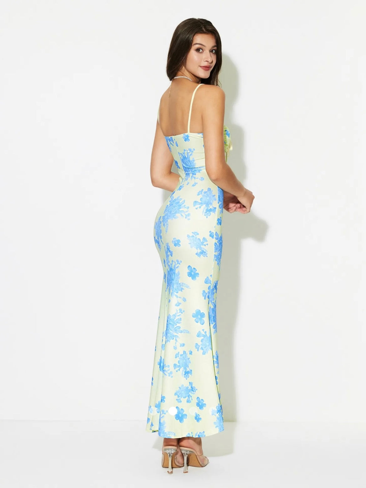 Bowtail Fish Dress // Yellow-Blue