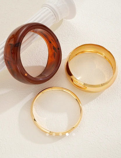 Bracelet Set 008 // Gold