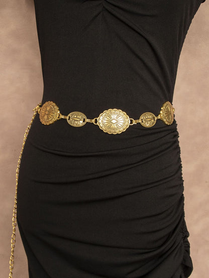 Pinteresty Chain Belt // Gold