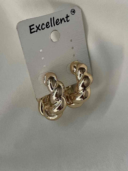Twisted Earrings // Rose Gold