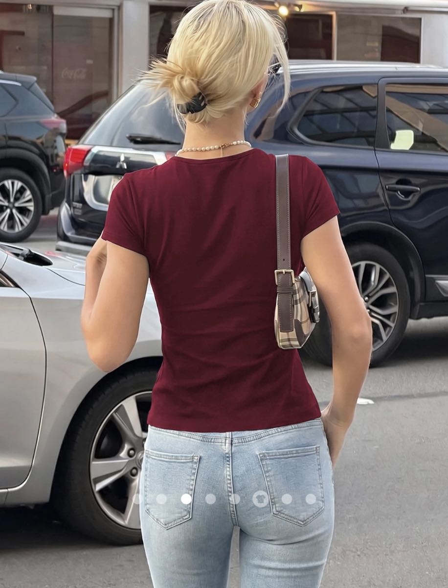 Tie Up Top 002 // Burgundy