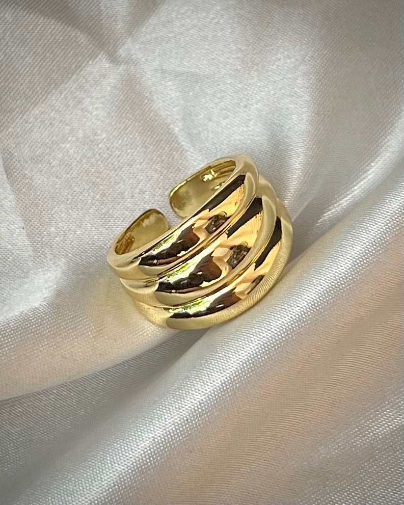Chunky Ring (Anti-Tarnish) 001 // Gold
