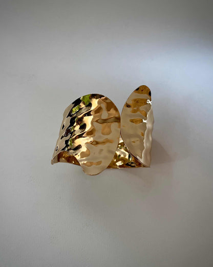 Chunky Bangle (Anti Tarnish) 015 // Gold